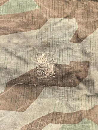 Zeltbahn 31 Wehrmacht, getragenes Stück mit Reichsbetriebsnummer