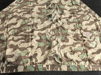 Zeltbahn 31 Wehrmacht, getragenes Stück mit Reichsbetriebsnummer