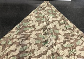 Zeltbahn 31 Wehrmacht, getragenes Stück mit Reichsbetriebsnummer