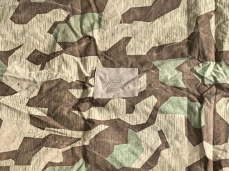Zeltbahn 31 Wehrmacht, getragenes Stück mit Reichsbetriebsnummer