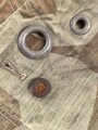 Zeltbahn 31 Wehrmacht, getragenes Stück mit Reichsbetriebsnummer