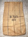 Grosser Sack für Heeresverpflegung der Wehrmacht. Datiert 1939, gebraucht
