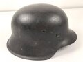 Heer , Stahlhelm Modell 1942 , Originallack, 66er Glockengrösse. Das Innenfutter wurde mal gewechselt und erscheint für den Helm ein wenig zu klein