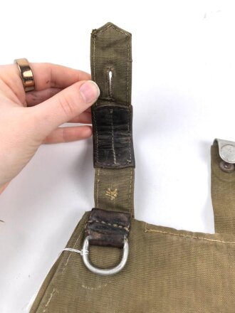 Brotbeutel für Angehörige des Heeres, Getragenes Stück, datiert 1940