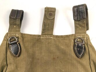 Brotbeutel für Angehörige des Heeres, Getragenes Stück, datiert 1940