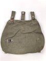 Brotbeutel III. Reich, frühe Ausführung mit nur einer Schlaufe auf dem Deckel, getragenes , ungereinigt