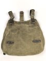 Brotbeutel für Angehörige des Heeres, stark getragenes Stück.