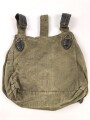 Brotbeutel für Angehörige des Heeres, stark getragenes Stück.