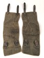 Paar Gamaschen für Angehörige des Heeres, stark getragenes Paar, ungereinigt
