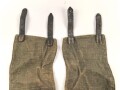 Paar Gamaschen für Angehörige des Heeres, stark getragenes Paar, ungereinigt