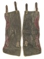 Paar Gamaschen für Angehörige des Heeres, stark getragenes Paar, ungereinigt