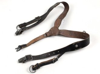 Koppeltragegestell für Angehörige des Heeres, Getragenes Stück mit Reichsbetriebsnummer, Endstück in später Ausführung