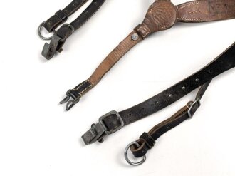 Koppeltragegestell für Angehörige des Heeres, Getragenes Stück mit Reichsbetriebsnummer, Endstück in später Ausführung