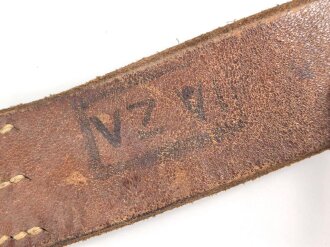 Koppeltragegestell für Angehörige des Heeres, Getragenes Stück mit Reichsbetriebsnummer, Endstück in später Ausführung