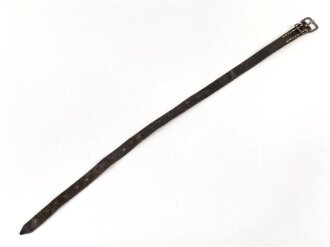 Mantelriemen Wehrmacht, späte Ausführung, getragenes Stück