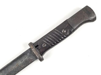 Seitengewehr M84/98 zum k98 der Wehrmacht. Hersteller Höster 1939, Scheide fehlt