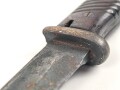 Seitengewehr M84/98 zum k98 der Wehrmacht. Hersteller Höster 1939, Scheide fehlt