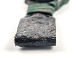 Extraseitengewehr KS98 für einen Unteroffizier des Heeres. Guter Zustand, im Lacklederkoppelschuh mit Seitengewehrtroddel