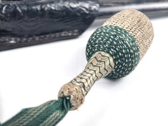 Extraseitengewehr KS98 für einen Unteroffizier des Heeres. Guter Zustand, im Lacklederkoppelschuh mit Seitengewehrtroddel