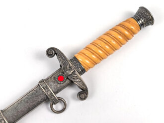 Dolch für Offiziere des Heeres, saubere Klinge von Eickhorn Solingen, guter Zustand