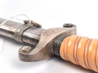 Dolch für Offiziere des Heeres, saubere Klinge von Eickhorn Solingen, guter Zustand