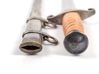 Dolch für Offiziere des Heeres, saubere Klinge von Eickhorn Solingen, guter Zustand