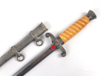 Dolch für Offiziere des Heeres, saubere Klinge von Eickhorn Solingen, guter Zustand