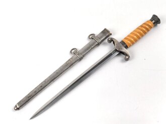 Dolch für Offiziere des Heeres, saubere Klinge von Eickhorn Solingen, guter Zustand