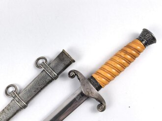 Dolch für Offiziere des Heeres, saubere Klinge von Eickhorn Solingen, guter Zustand