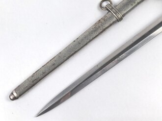 Dolch für Offiziere des Heeres, saubere Klinge von Eickhorn Solingen, guter Zustand