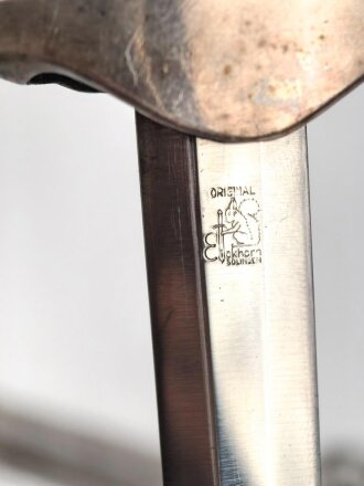 Dolch für Offiziere des Heeres, saubere Klinge von Eickhorn Solingen, guter Zustand