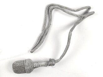 Portepee zum  Dolch für Offiziere des Heeres, leicht getragenes Stück, defekt