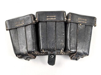 Patronentasche zum K98 Wehrmacht ( für 6 Ladestreifen) Leicht getragenes Stück mit Reichsbetriebsnummer