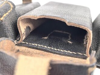 Patronentasche zum K98 Wehrmacht ( für 6 Ladestreifen) Leicht getragenes Stück mit Reichsbetriebsnummer