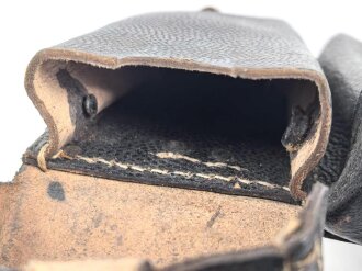 Patronentasche zum K98 Wehrmacht ( für 6 Ladestreifen) Leicht getragenes Stück mit Reichsbetriebsnummer