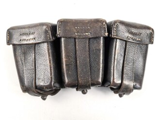 Patronentasche zum K98 Wehrmacht ( für 6 Ladestreifen) Getragenes Stück