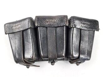 Patronentasche zum K98 Wehrmacht ( für 6 Ladestreifen) Getragenes Stück