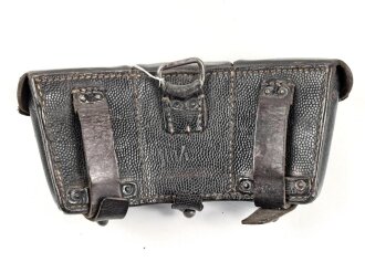Patronentasche zum K98 Wehrmacht ( für 6 Ladestreifen) Getragenes Stück