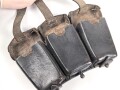 Patronentasche zum K98 Wehrmacht ( für 6 Ladestreifen) Getragenes Stück