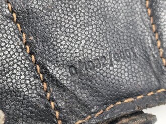 Patronentasche zum K98 Wehrmacht ( für 6 Ladestreifen) Getragenes Stück mit Reichsbetriebsnummer