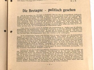 Luftgaukommando Westfrankreich "Beiträge zur wehrgeistigen Führung der Truppe" vom 3. August 1940  für das Jagdgeschwader