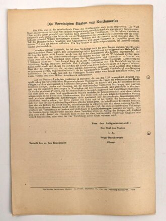 Luftgaukommando Westfrankreich "Beiträge zur wehrgeistigen Führung der Truppe" vom 3. August 1940  für das Jagdgeschwader