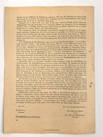 Luftgaukommando XII Gruppe I c "Beiträge zur wehrgeistigen Führung der Truppe" vom 26. Juni 1940