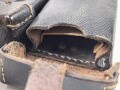 Patronentasche zum K98 Wehrmacht ( für 6 Ladestreifen) Getragenes Stück mit Reichsbetriebsnummer