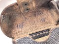 Patronentasche zum K98 Wehrmacht ( für 6 Ladestreifen) Getragenes Stück mit Reichsbetriebsnummer