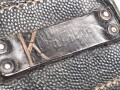 Patronentasche zum K98 Wehrmacht ( für 6 Ladestreifen) Getragenes Stück mit Reichsbetriebsnummer