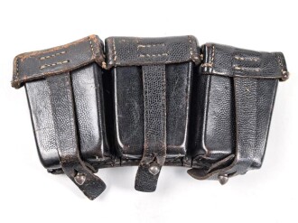 Patronentasche zum K98 Wehrmacht ( für 6 Ladestreifen) Getragenes Stück