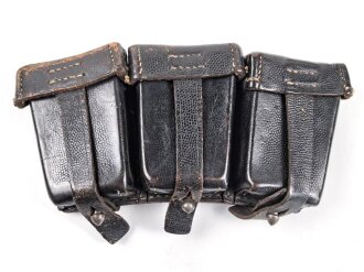 Patronentasche zum K98 Wehrmacht ( für 6 Ladestreifen) Getragenes Stück