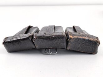 Patronentasche zum K98 Wehrmacht ( für 6 Ladestreifen) Getragenes Stück