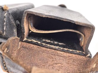 Patronentasche zum K98 Wehrmacht ( für 6 Ladestreifen) Getragenes Stück